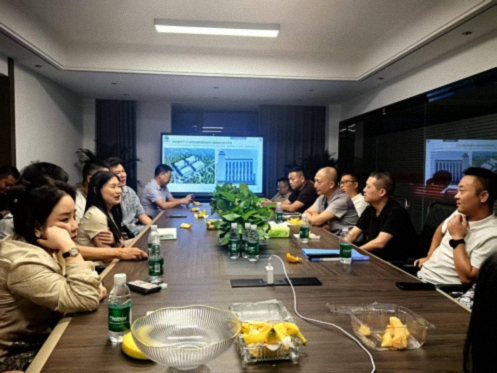 【学员走访】江西财大新商界总裁95班师生走进江西宝郡建筑工程有限公司参访交流